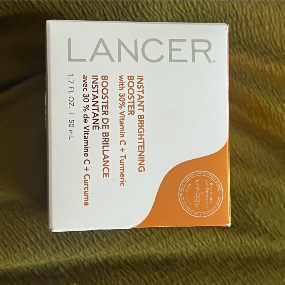 ✨NEW! Lancer Instant Brightening Booster with Vitamin C + Turmeric, 50 mL.